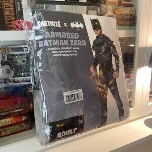 Spirit Halloween Fortnite Armored Batman Zero Adult Costume Medium NEW